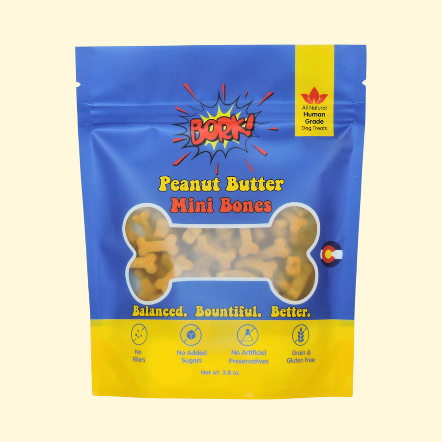 Bork Mini Peanut Butter Bones